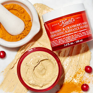 best face mask for glowing skin turmeric and cranberry seed