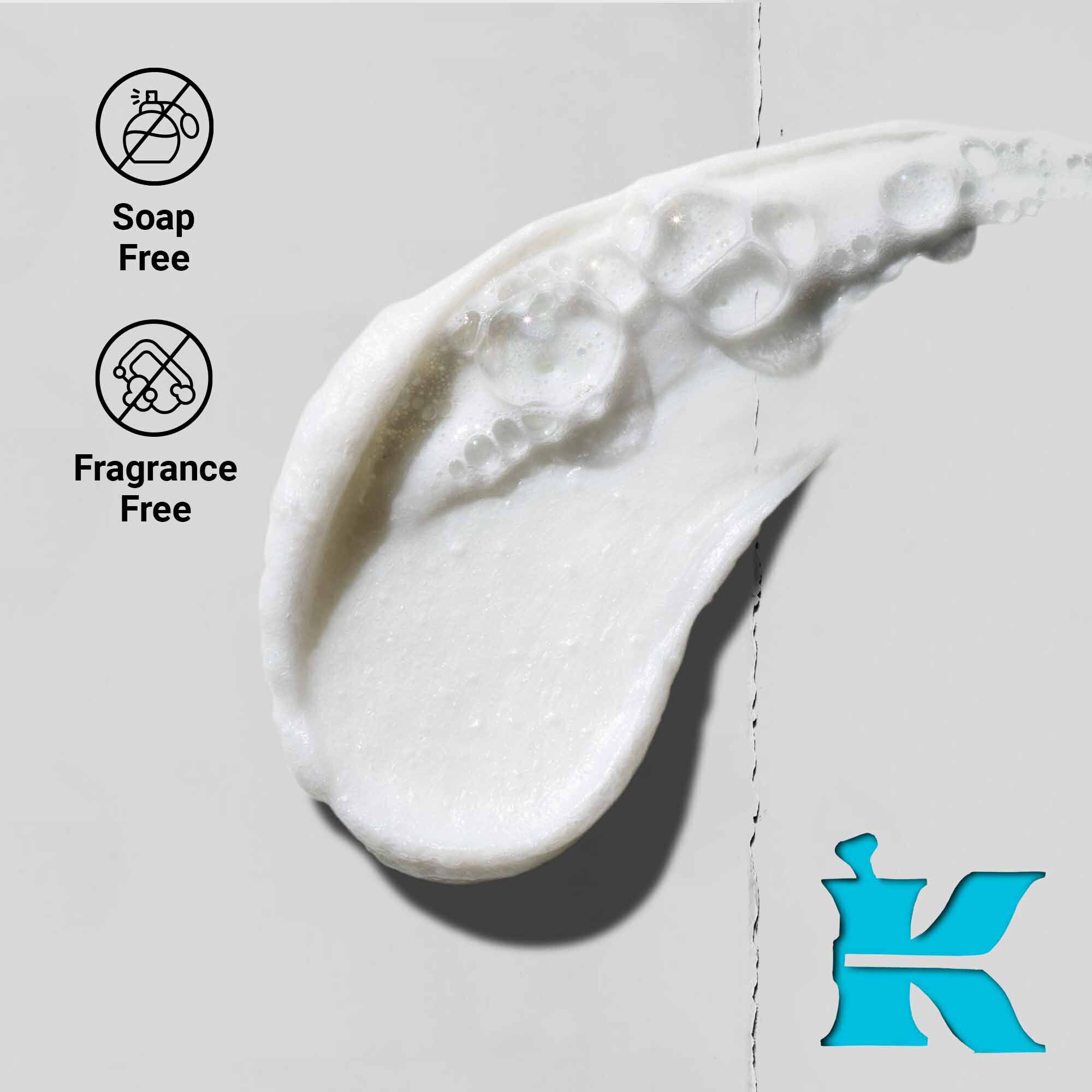 Kiehl's Ultra Facial Barrier- Hydrating Cleanser Texture swipe​