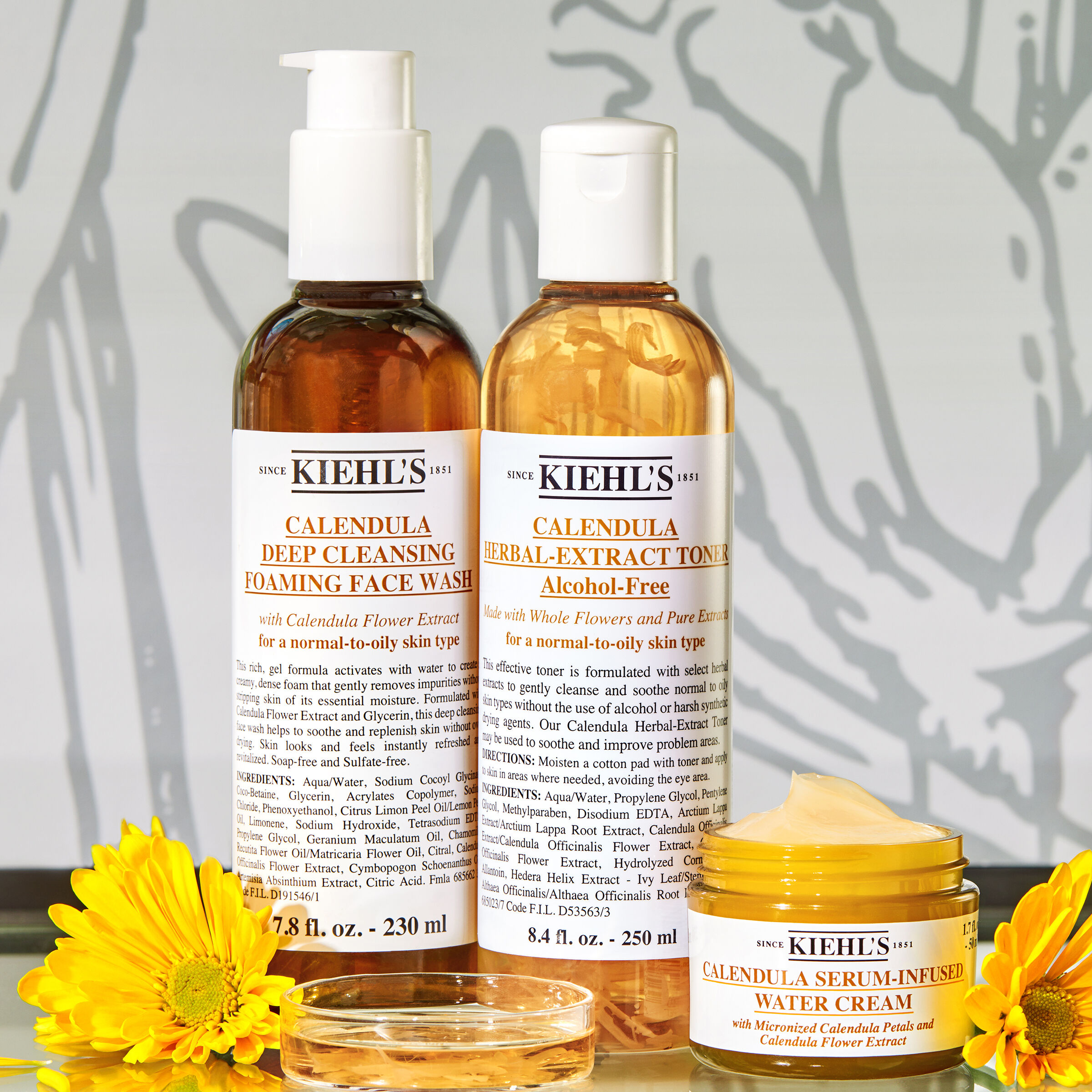 Kiehl's calendula deep cleansing new arrivals foaming face wash
