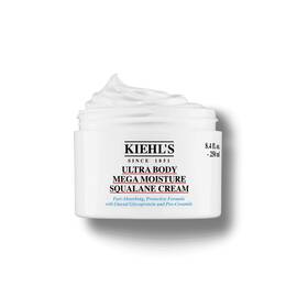 Jar of Kiehl’s Ultra Body Mega Moisture Squalane Cream – 8.4 fl oz/250 ml size