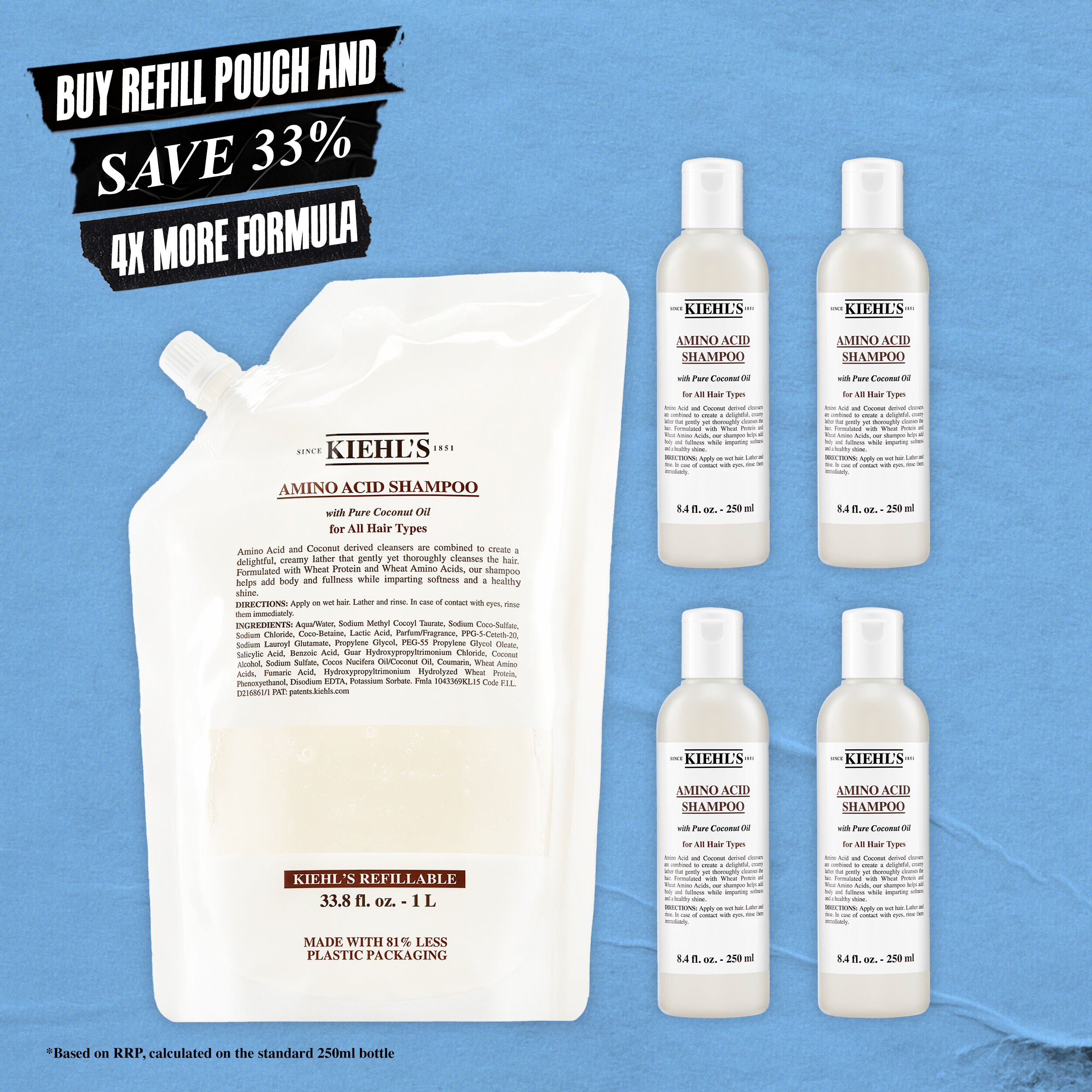 Amino Acid Shampoo - Refillable
