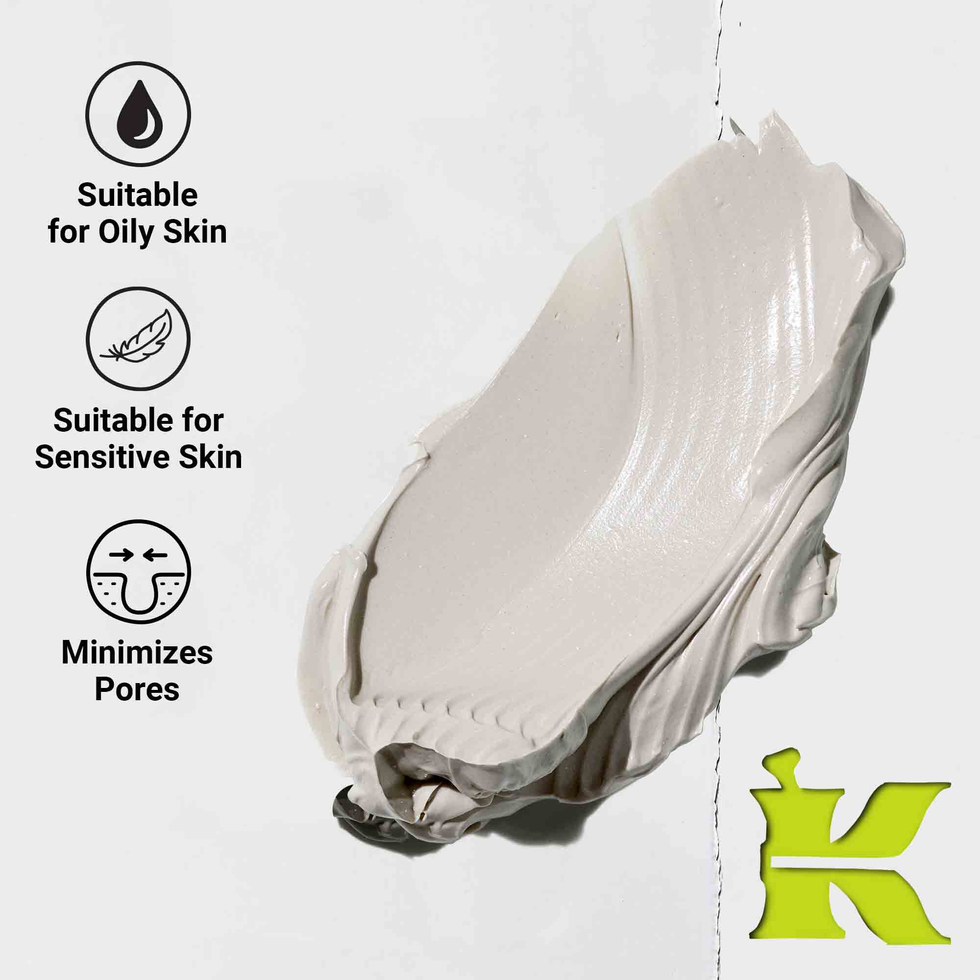 Rare Earth Pore-Minimizing Clay Mask