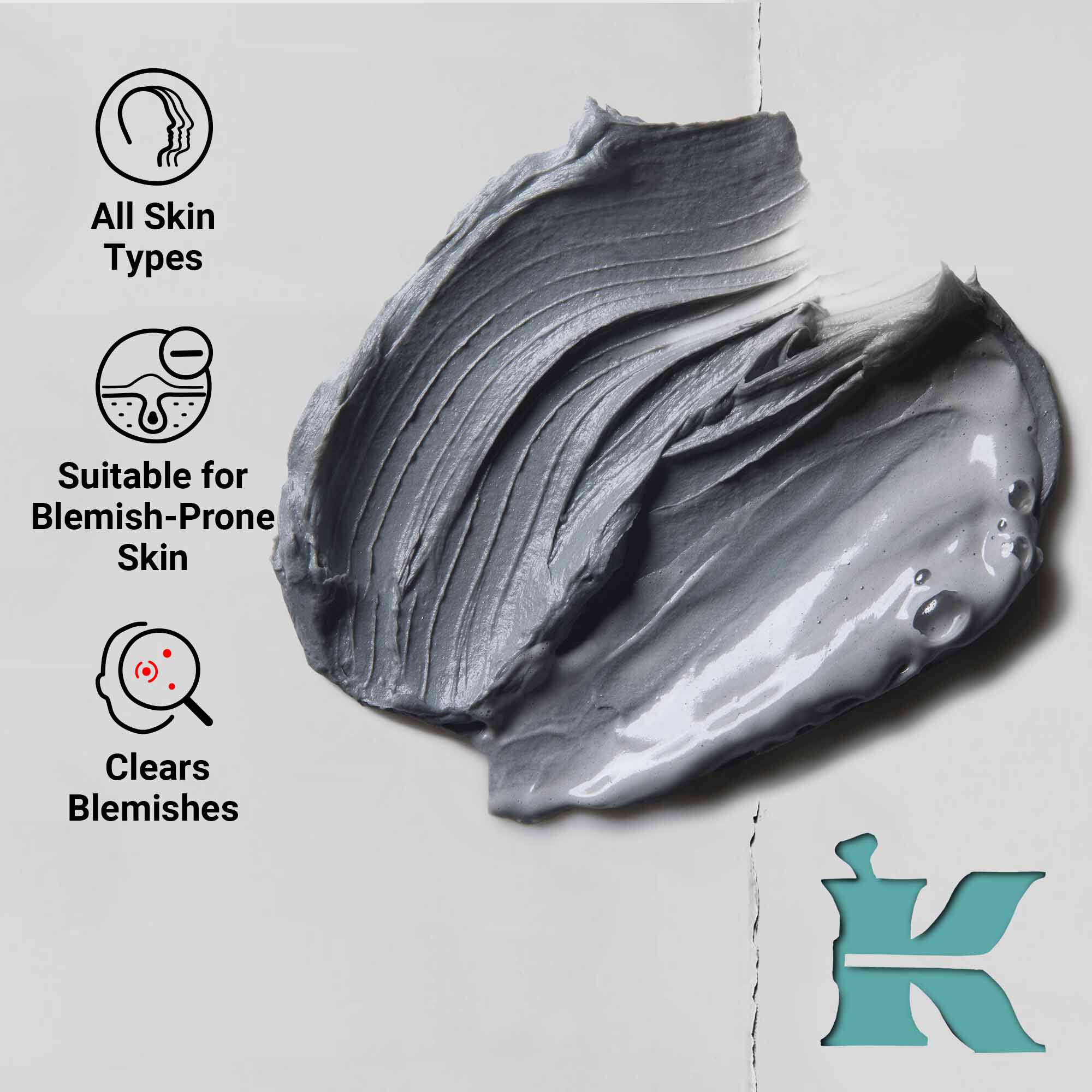 Gently Effective Blemish-Treating Cleansing Paste Texture​