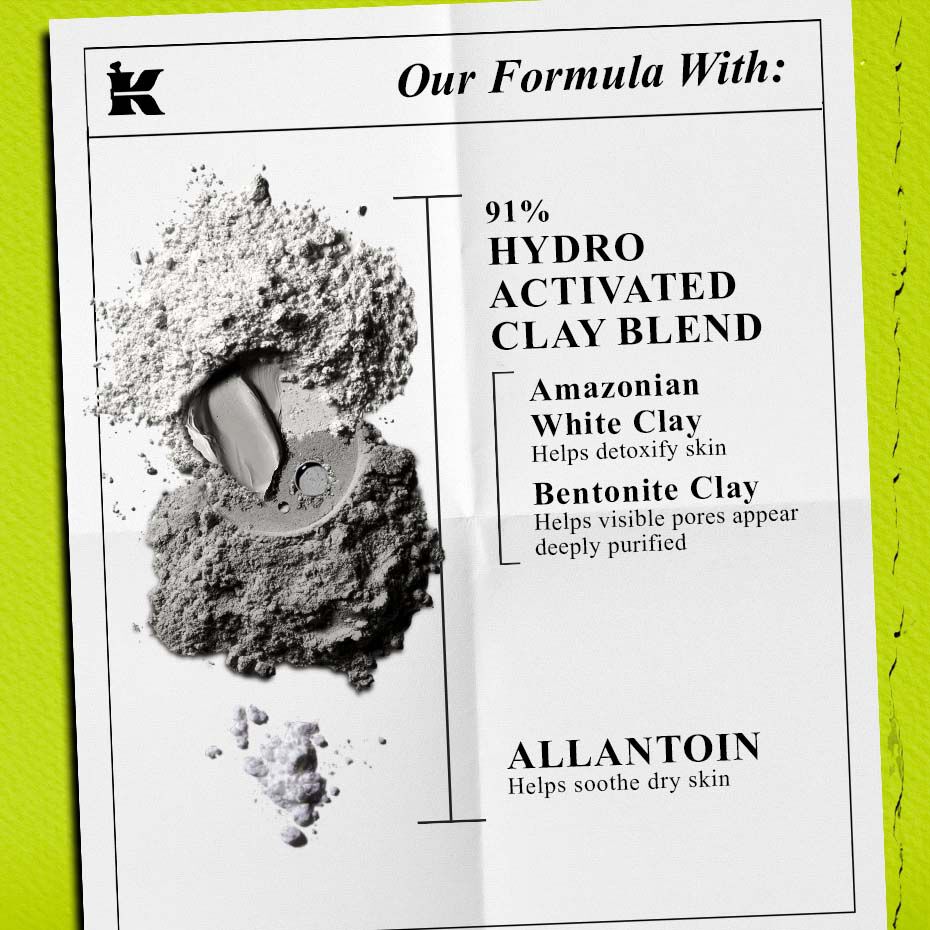 Rare Earth Pore-Minimizing Clay Mask