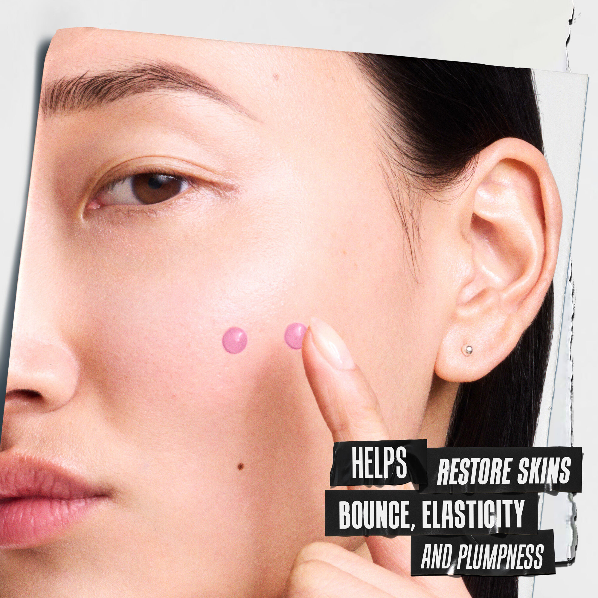 Split-screen promotion: Kiehl’s red Hydro-Plumping Serum for "Day" (90% agree skin looks plumper) and blue Fast Release Retinol for "Night" (100% showed reduced wrinkles). Includes serum texture drops.​